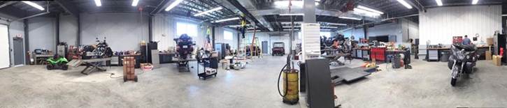 Service Department at Twigg Cycles, Hagerstown, Maryland
